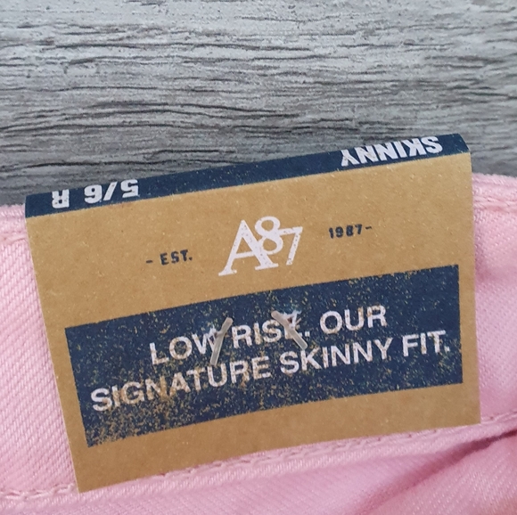 🤑Aeropostale Tie Dye Pink Skinny Jeans siz - Picture 7 of 10